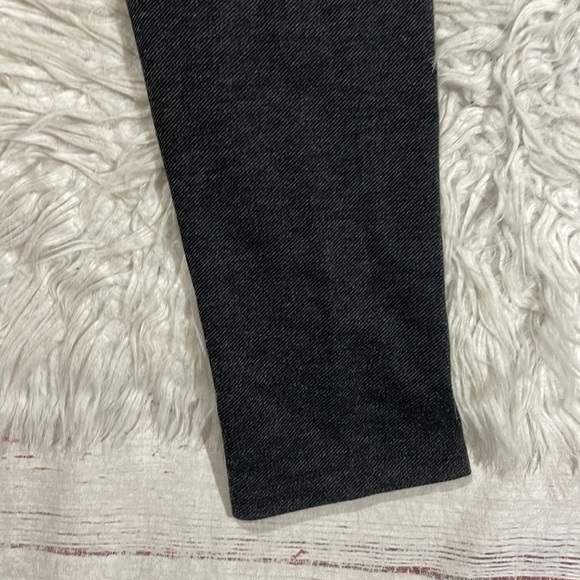 Vince Charcoal Gray Textured Stitch Front Seam Leggings - Picture 10 of 12